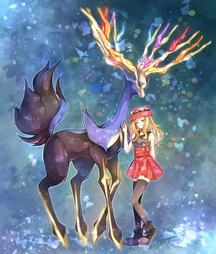 Serena And Xerneas Pokemon And 2 More Drawn By Yomogi Black Elf Danbooru Serena And Xerneas Pokemon And 2 More Drawn By Yomogi Black Elf Danbooru