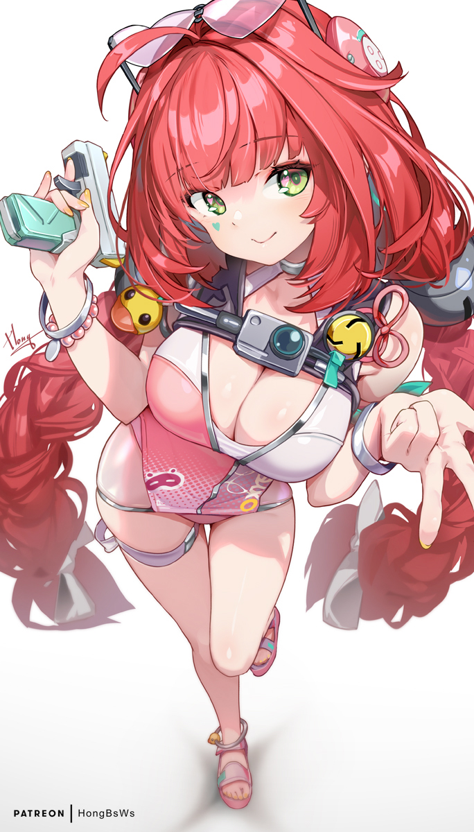 ukinami yuzuha (zenless zone zero) drawn by hong_(white_spider)