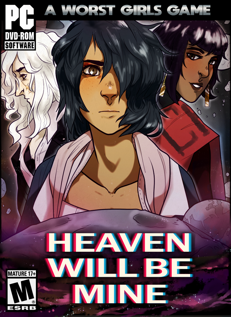 saturn, pluto, and luna-terra (heaven will be mine) drawn by feralroyal