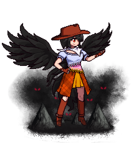 kurokoma saki (touhou and 1 more) drawn by the_hammer