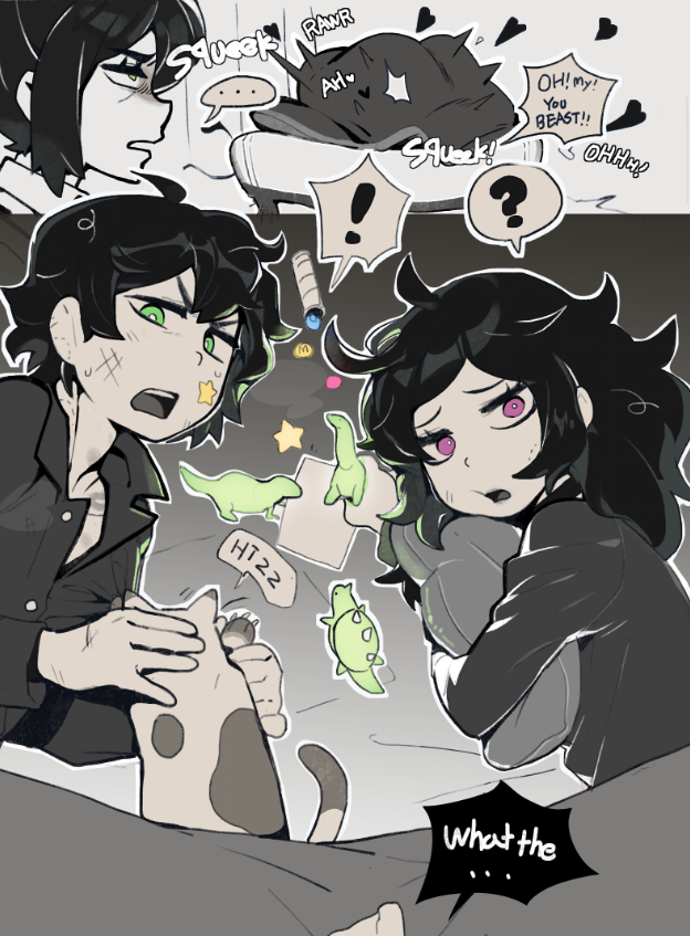 ashley graves, andrew graves, and renee graves (the coffin of andy and leyley) drawn by devijohn