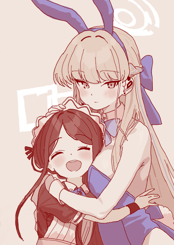 toki and aris (blue archive) drawn by fight_yoghurt