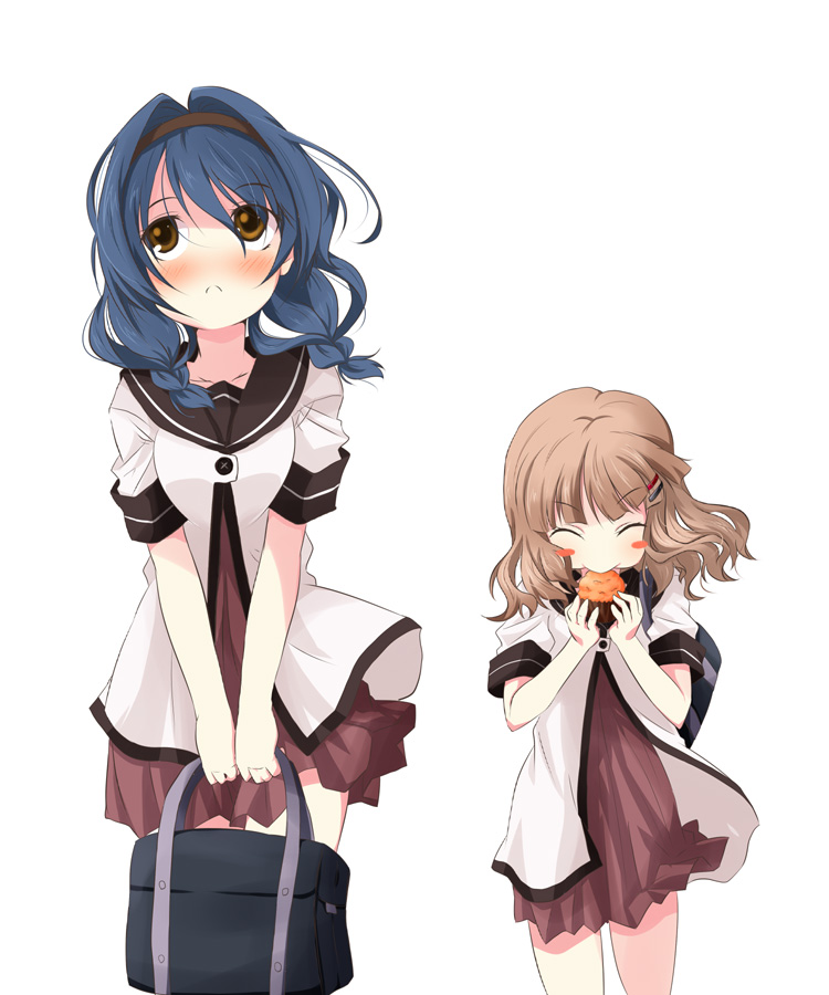oomuro sakurako and furutani himawari (yuruyuri) drawn by ko-chin