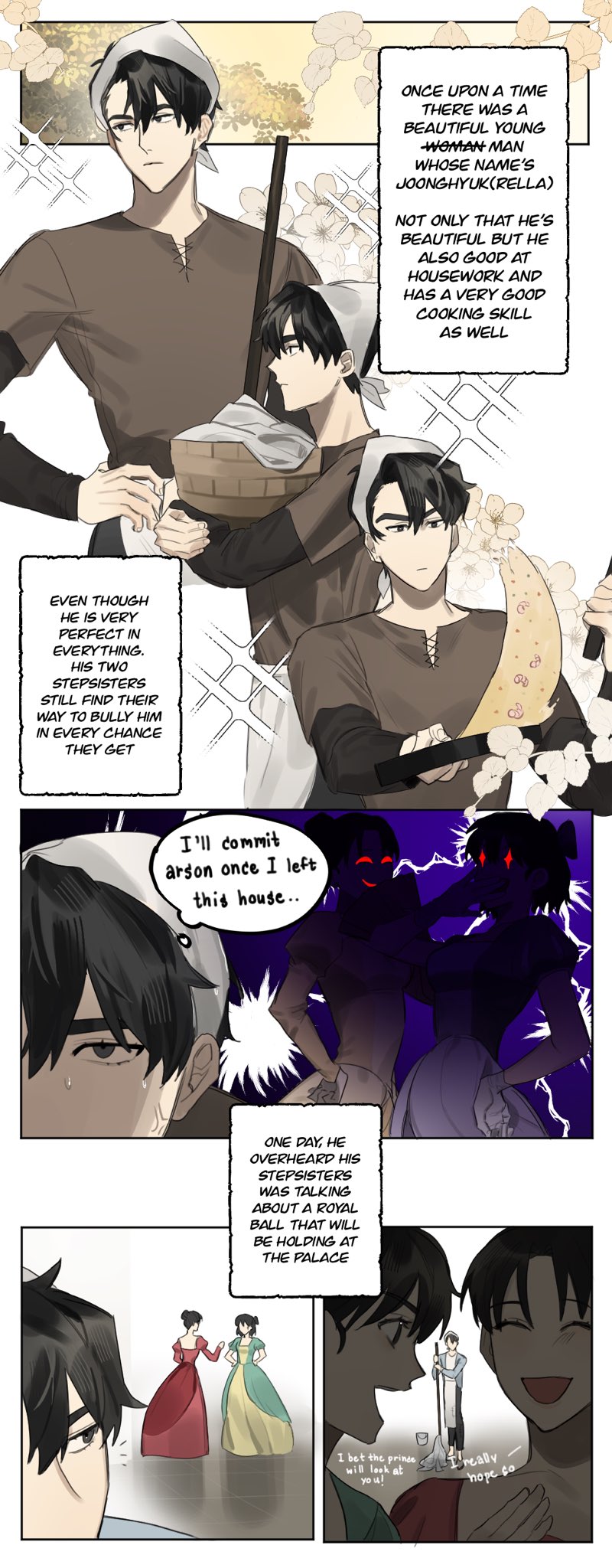 yoo joonghyuk and cinderella (omniscient reader's viewpoint and 1 more) drawn by ssssyoon