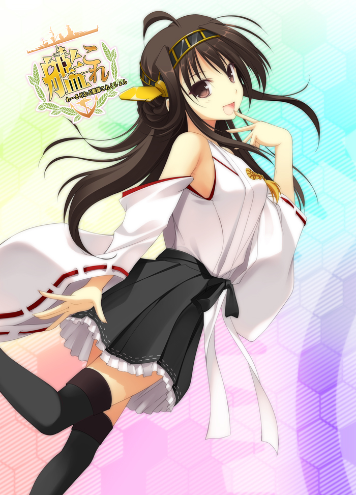 kongou (kantai collection and 1 more) drawn by takepon