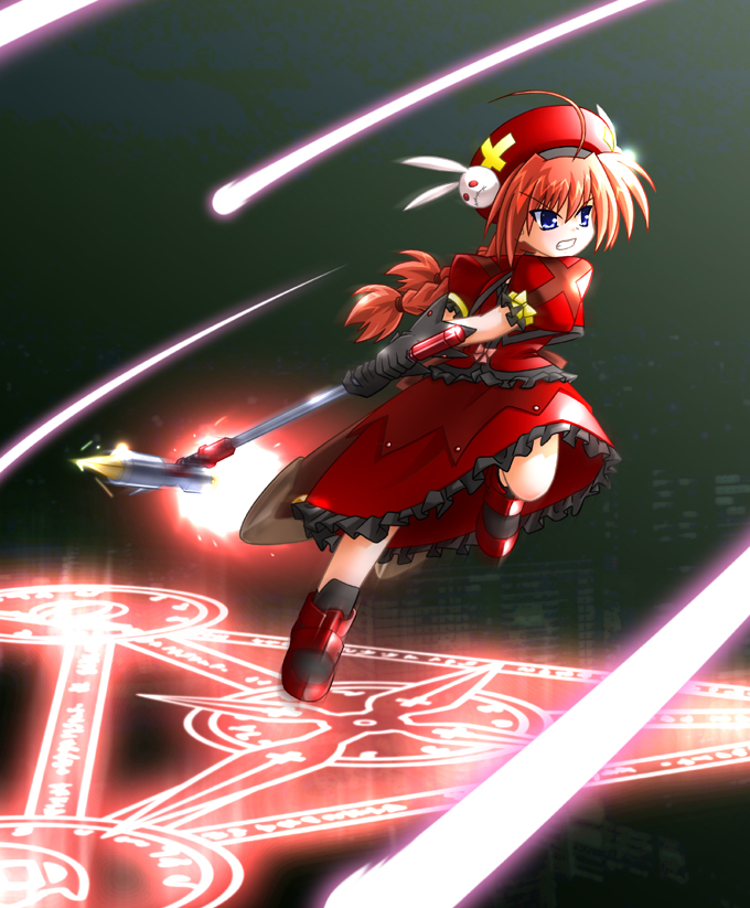 vita and graf eisen (lyrical nanoha and 2 more) drawn by sumeragi_kou