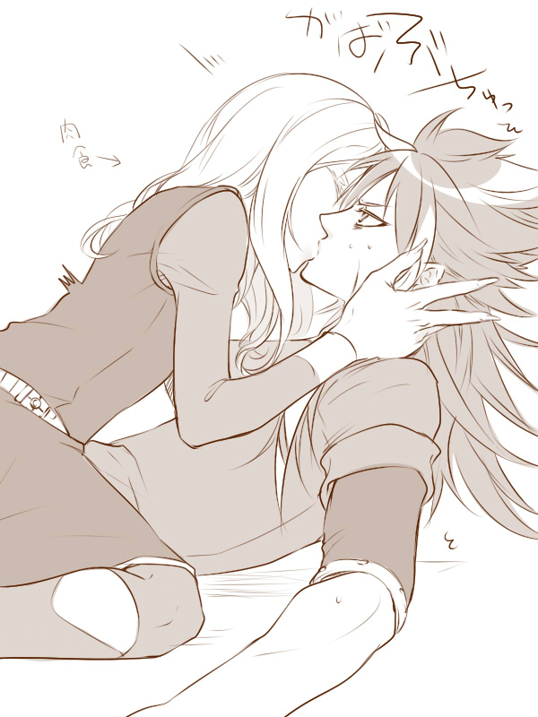 vanfeny vamp and garushaa wolfein (inazuma eleven and 2 more) drawn by zuwai_kani