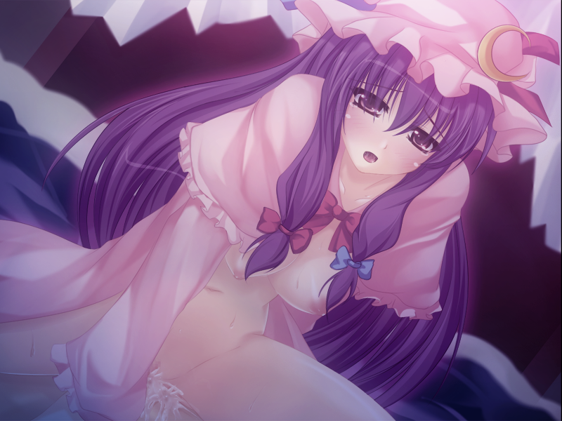 patchouli knowledge (touhou) drawn by onsen_tamago_(nurumayu_onsen)