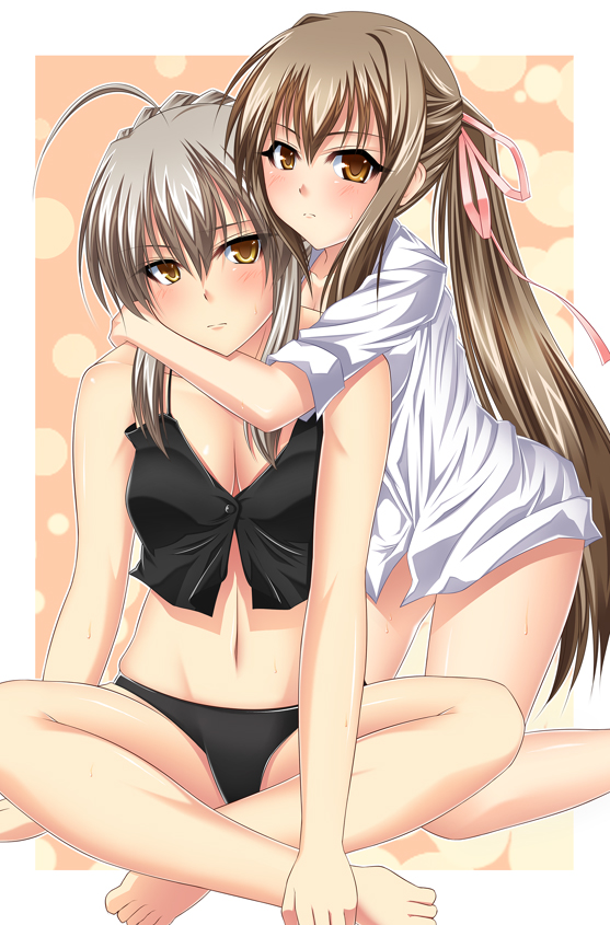 hatou kei and asama sakuya (akai ito) drawn by shiboru