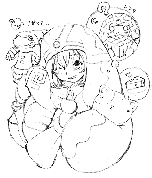 mireille (.hack// and 1 more) drawn by sango_(53box)