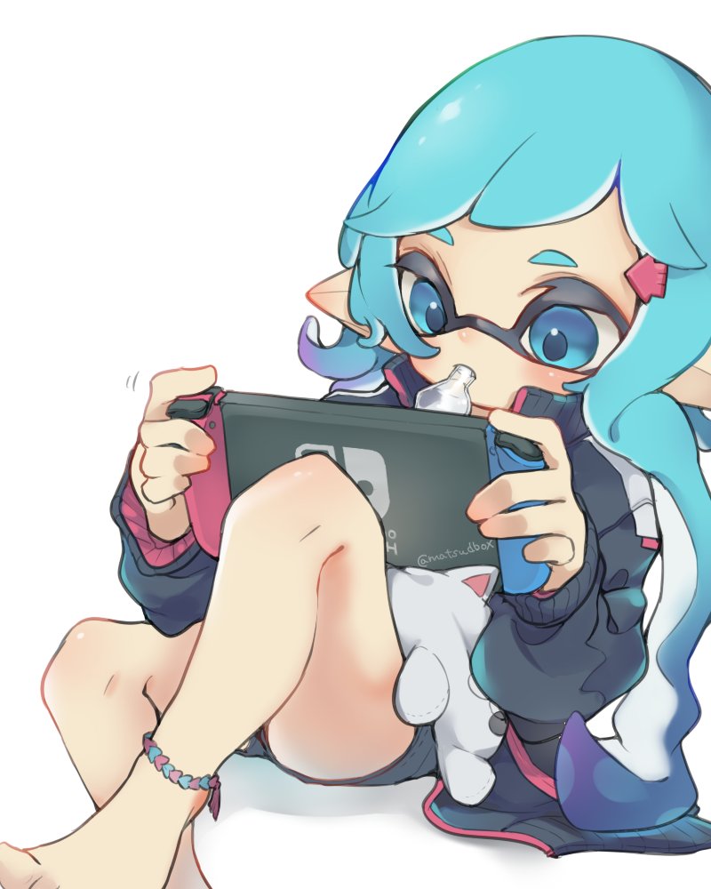 inkling player character and inkling girl (splatoon) drawn by matsushita_(matsudbox)