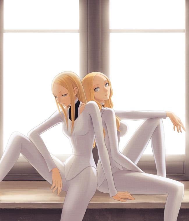 teresa and irene (claymore) drawn by calanthe_(artist)