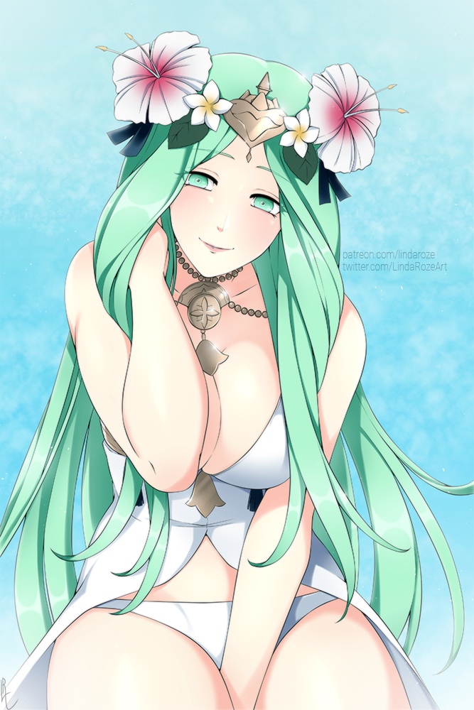 rhea (fire emblem and 2 more) drawn by lindaroze