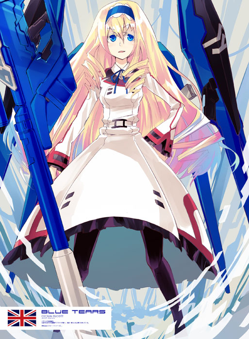 cecilia alcott (infinite stratos) drawn by ochakai_shin'ya
