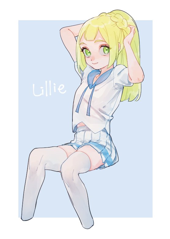 lillie (pokemon and 1 more) drawn by itou_(very_ito)
