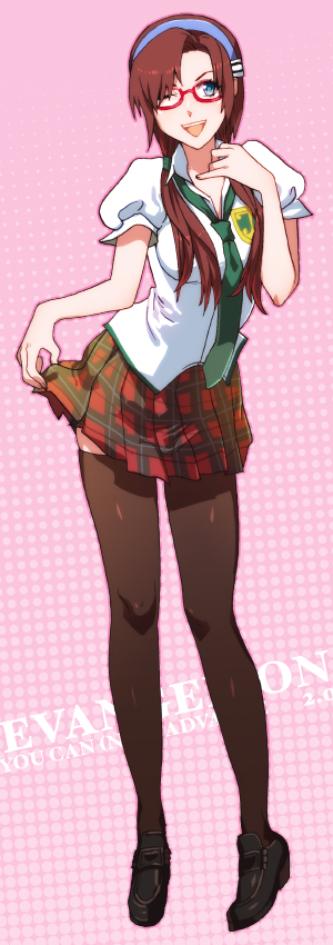makinami mari illustrious (neon genesis evangelion and 2 more) drawn by yurizuka_(sergeant_heart)