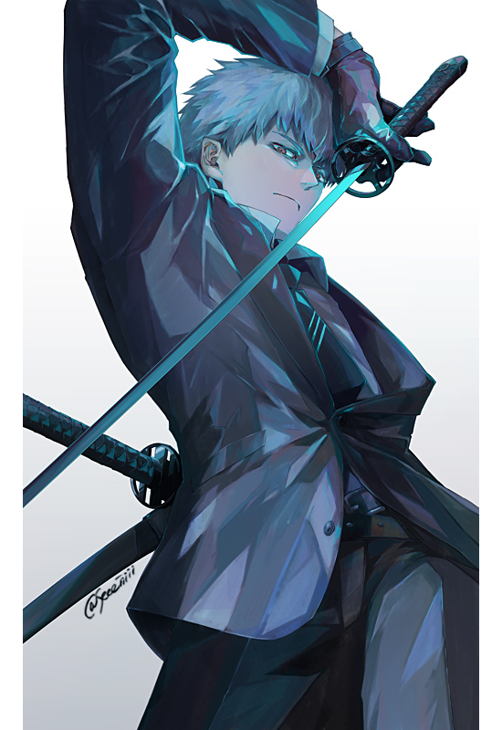 saitou hajime (fate and 1 more) drawn by sei_8220