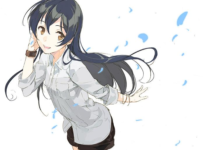 sonoda umi (love live! and 1 more) drawn by pako_(pakosun)