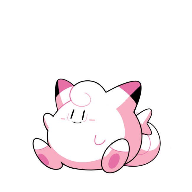 clefairy (pokemon and 1 more) drawn by rumwik