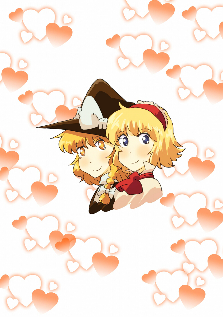 kirisame marisa and alice margatroid (touhou) drawn by non_(z-art)