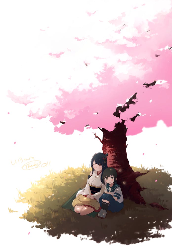 fubuki and fusou (kantai collection) drawn by ma_rukan