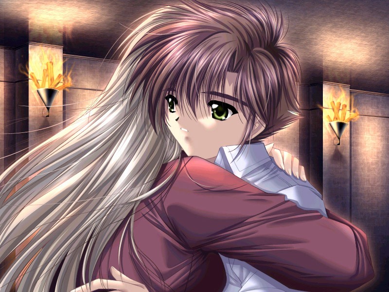 touma hikaru and tachibana ayaka (izumo) drawn by yamamoto_kazue
