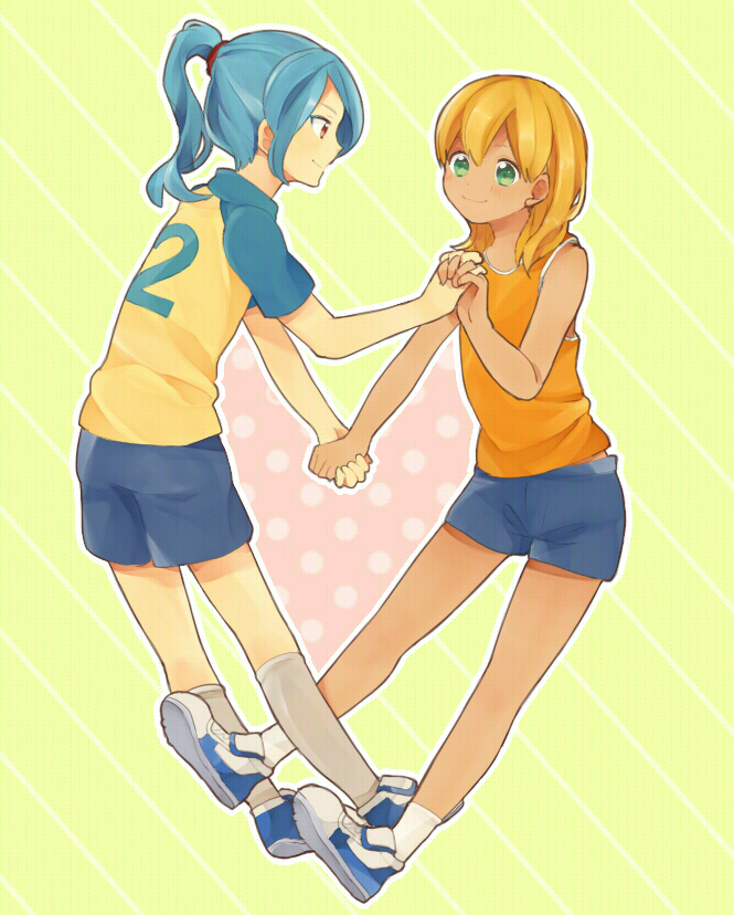 kazemaru ichirouta and miyasaka ryou (inazuma eleven) drawn by malllude
