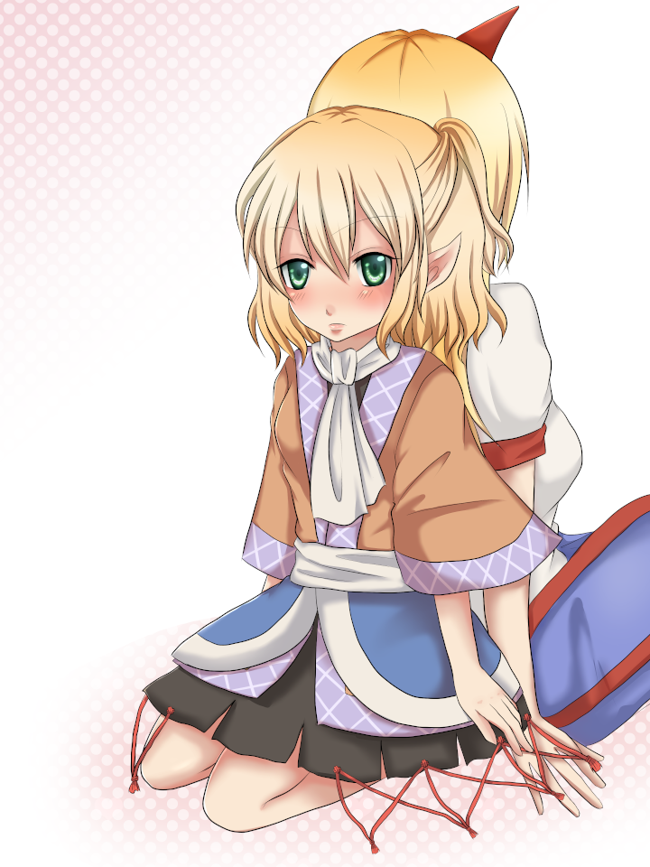 mizuhashi parsee and hoshiguma yuugi (touhou) drawn by nanoko77