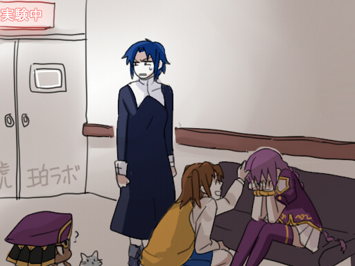 ciel, sion eltnam, yumizuka satsuki, sion eltnam atlasia, dust of osiris, and 2 more (tsukihime and 1 more) drawn by 6_(yuchae)
