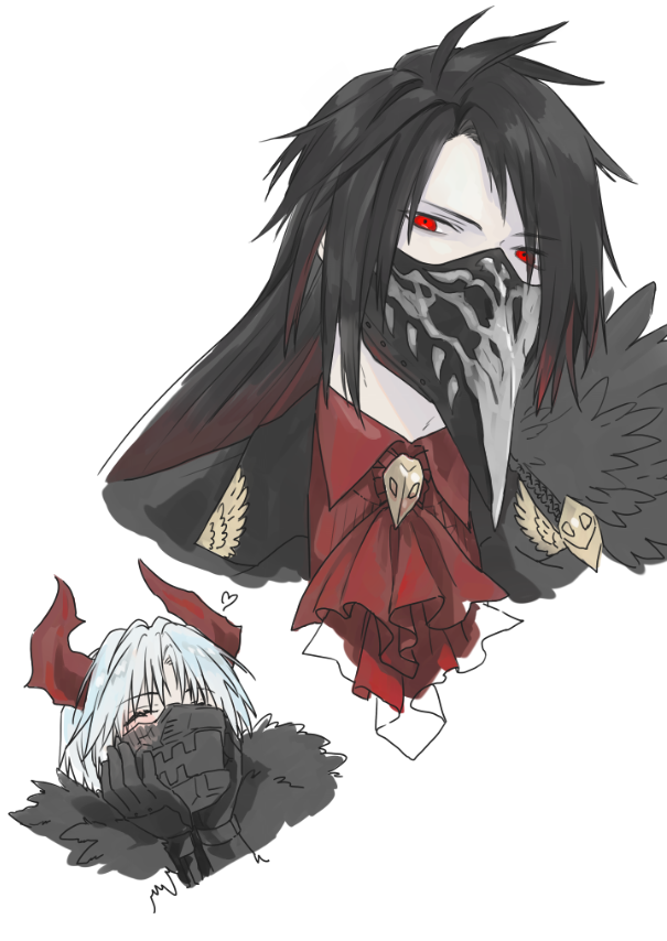sephiroth and vincent valentine (final fantasy and 2 more) drawn by kiraaaa_tk