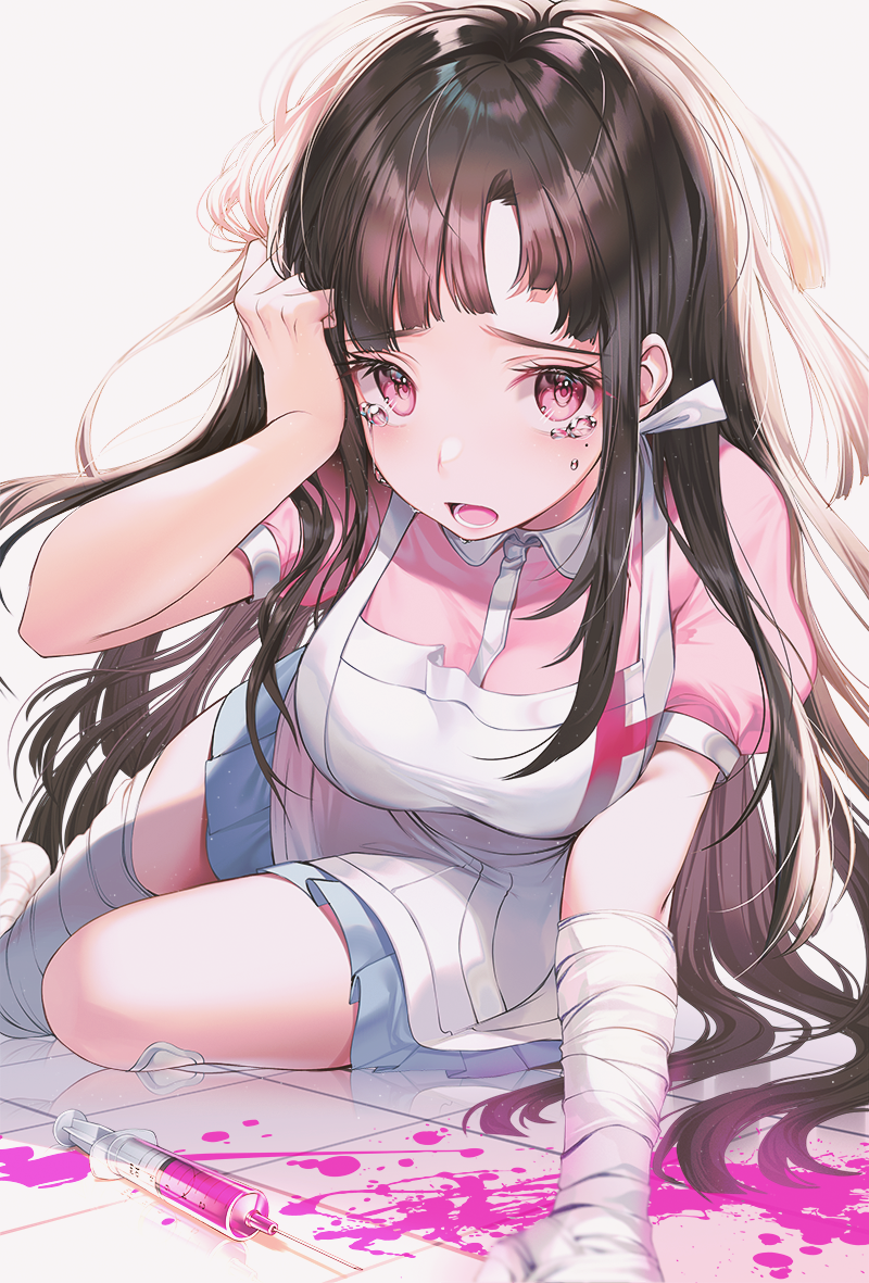 tsumiki mikan (danganronpa and 1 more) drawn by kinty