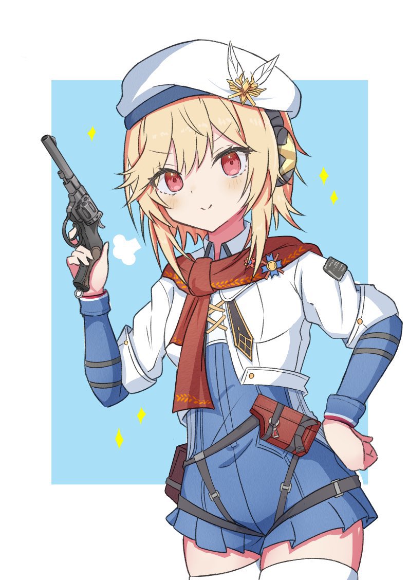 nagant revolver and nagant (girls' frontline and 1 more) drawn by inofuchi