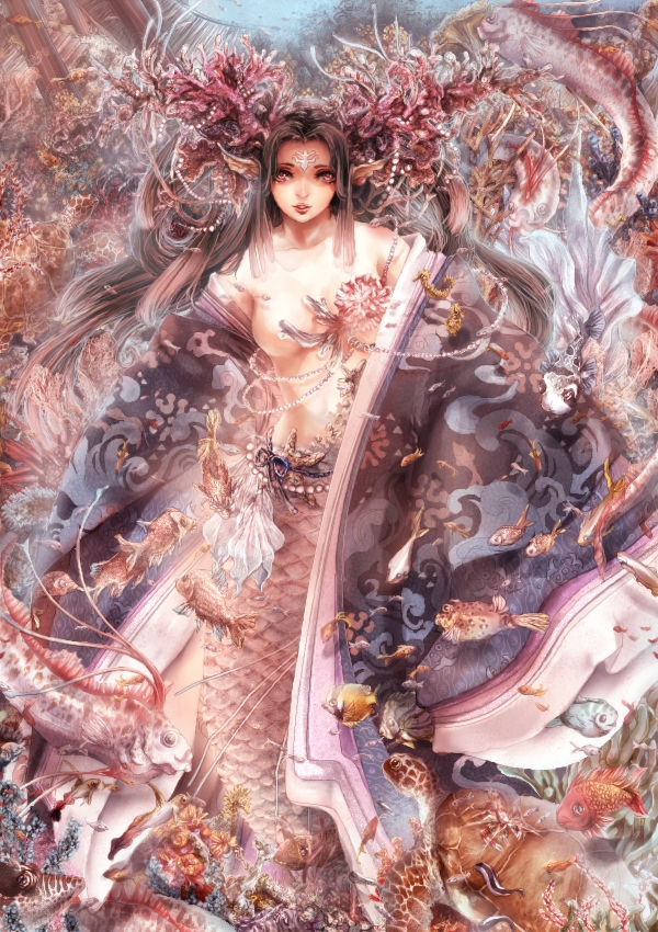 pixiv fantasia and 1 more drawn by ras0331