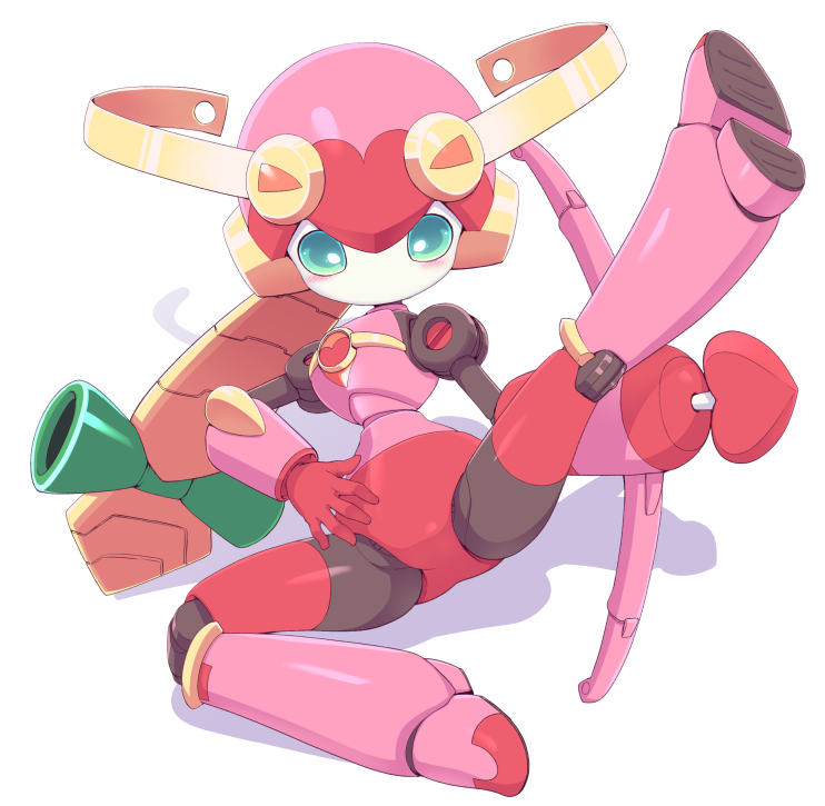 roll.exe and heart roll (mega man and 2 more) drawn by nollety