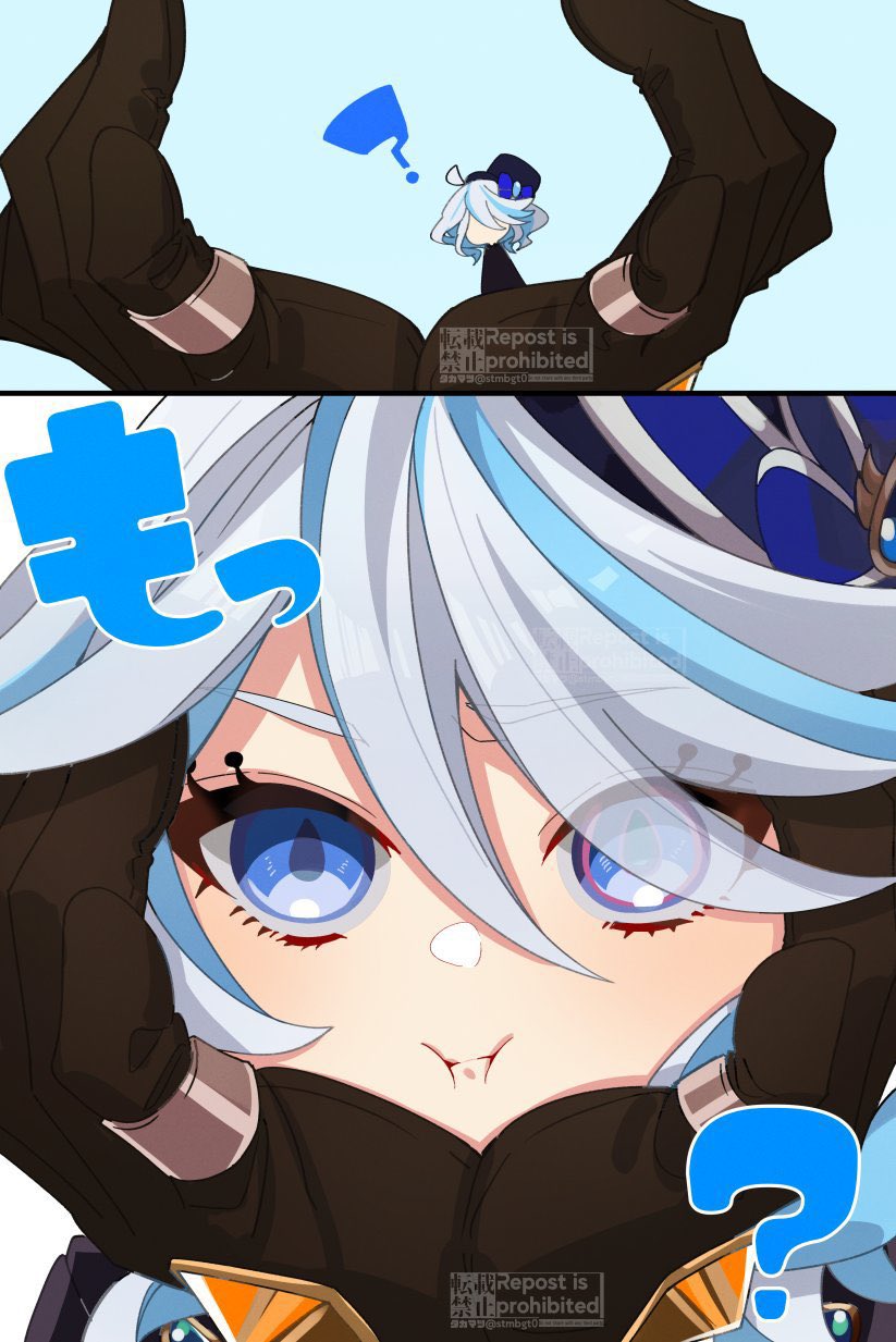 furina and zhongli (genshin impact) drawn by takamatsu_(yamajiai)