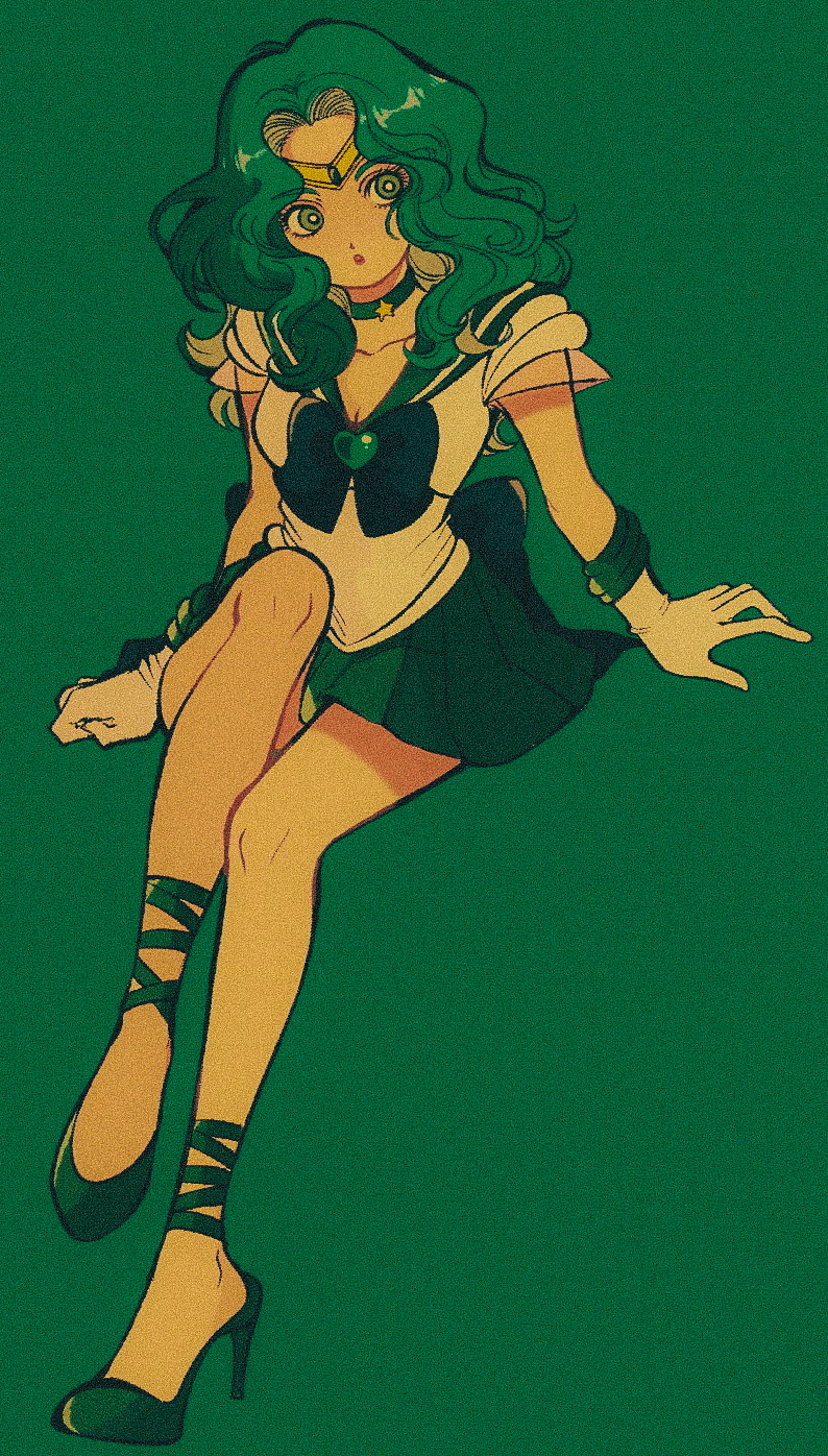 kaiou michiru and sailor neptune (bishoujo senshi sailor moon) drawn by pikurusu