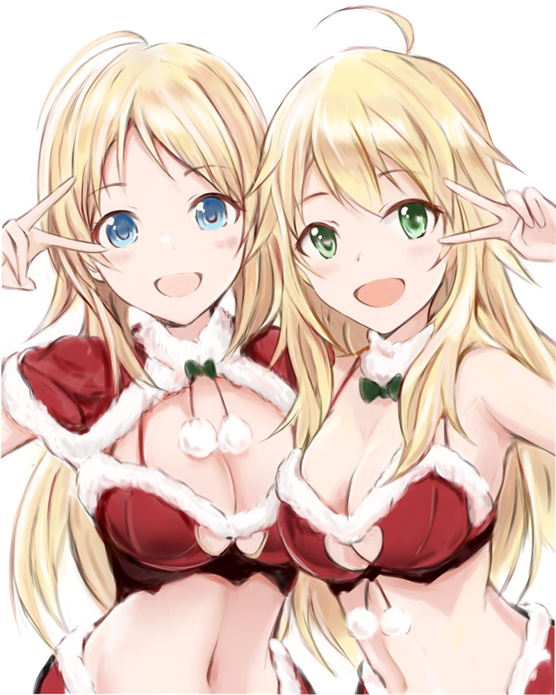 hoshii miki and hachimiya meguru (idolmaster and 1 more) drawn by nannacy7