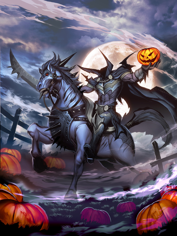 headless horseman (solforge) drawn by genzoman