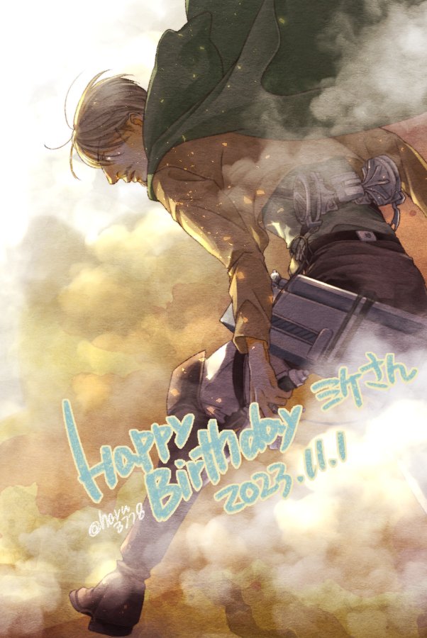 mike zakarius (shingeki no kyojin) drawn by haru_(mu-mu-2014)