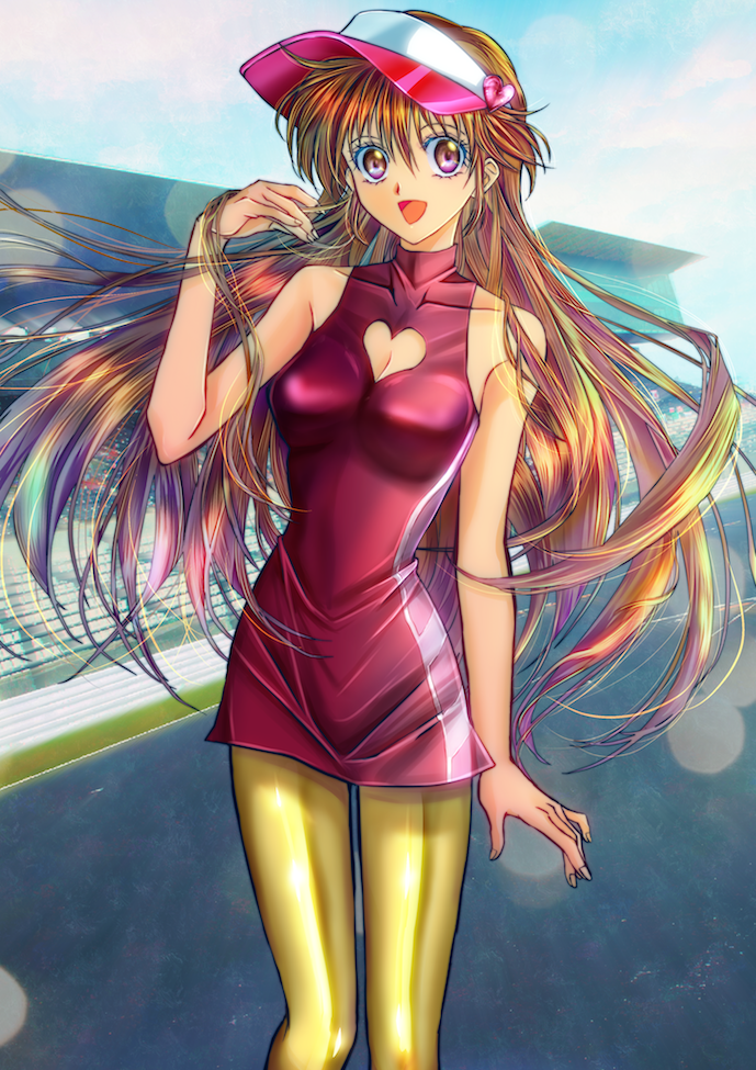 sugou asuka (future gpx cyber formula) drawn by tsukasaki_ryouko
