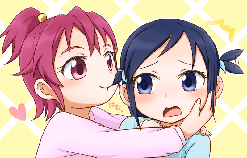 hishikawa rikka and aida mana (precure and 1 more) drawn by minu