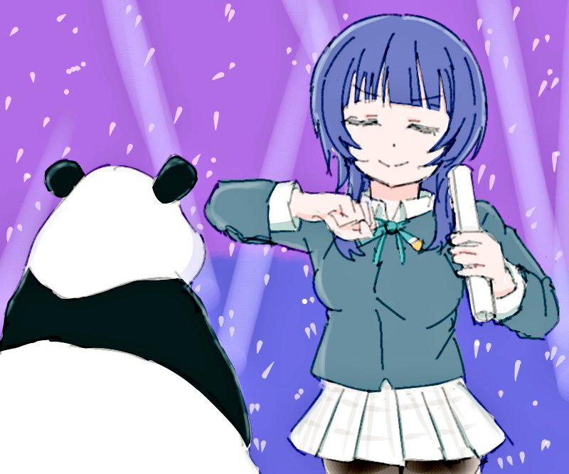 asaka karin (love live! and 2 more) drawn by aisamu_4444293