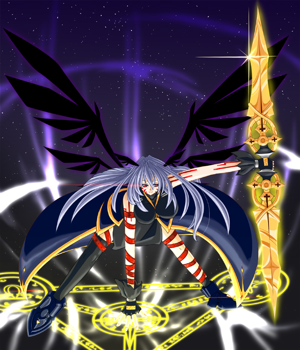 reinforce (lyrical nanoha and 2 more) drawn by aonatsu_mainu