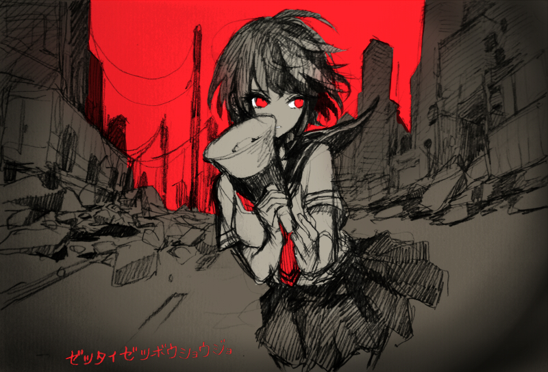 naegi komaru (danganronpa and 1 more) drawn by mico_(mikomizu)