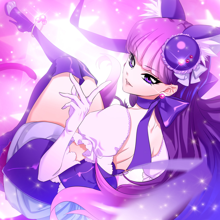 kotozume yukari and cure macaron (precure and 1 more) drawn by garam