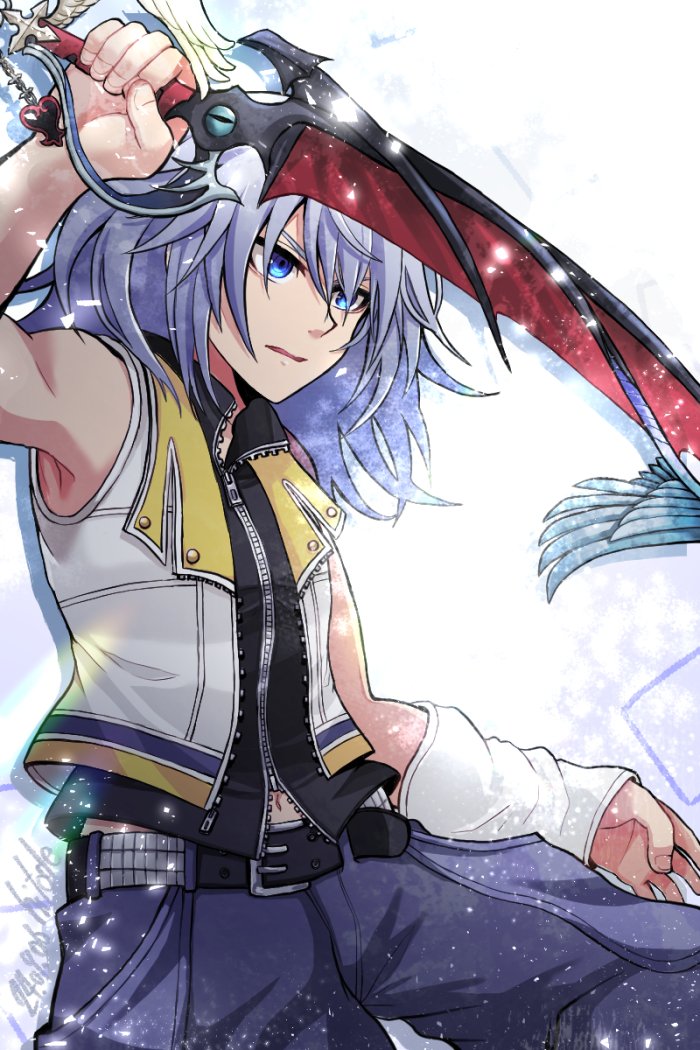 riku (kingdom hearts and 1 more) drawn by gomato