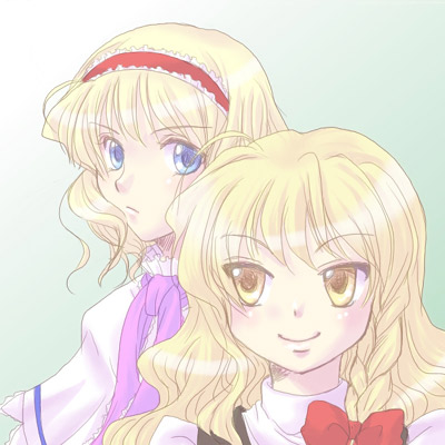 kirisame marisa and alice margatroid (touhou) drawn by mikagami_hiyori