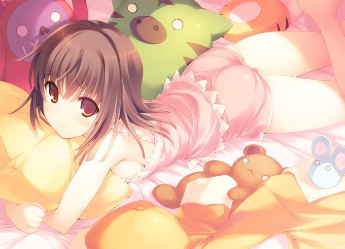 sengoku nadeko (monogatari and 1 more) drawn by takei_ooki