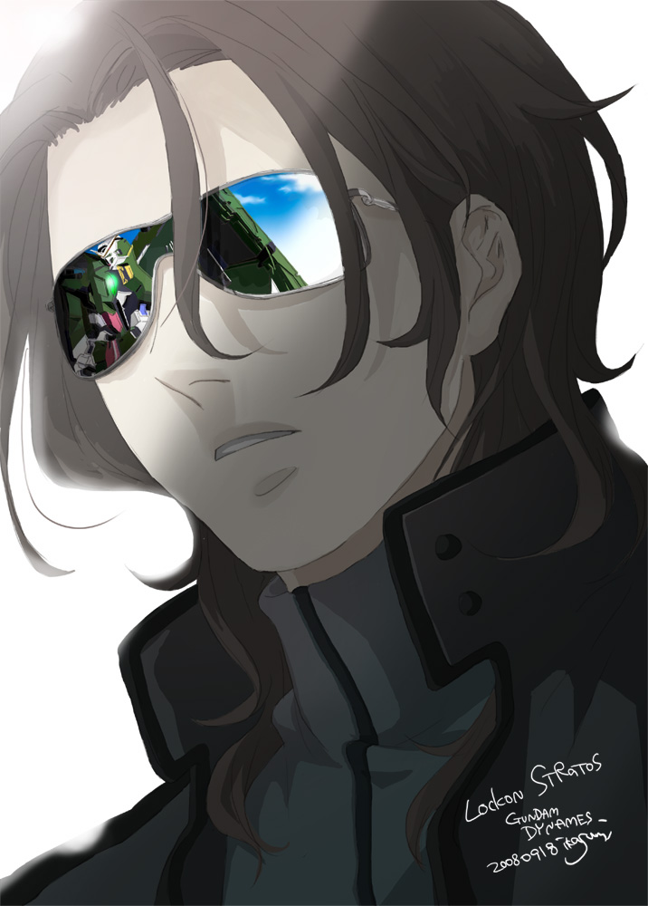 lockon stratos and lyle dylandy (gundam and 1 more) drawn by saitou_ataru