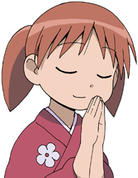 mihama chiyo (azumanga daioh) drawn by maso_(ascii_art)